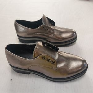 FRIDA Metallic Copper Lace Up Shoes Size
